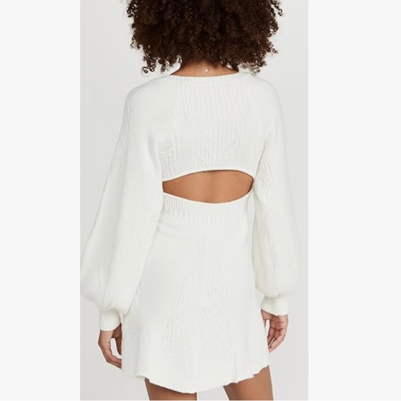 Free People Sweater Dress Size L in Ivory. Never worn. Tags still on - Picture 2 of 3